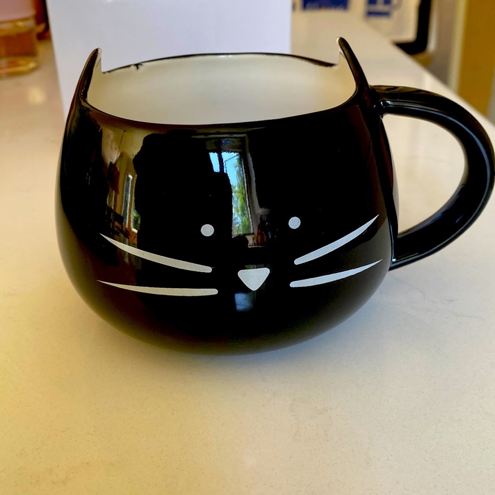 Adorable Black Cat Mug
